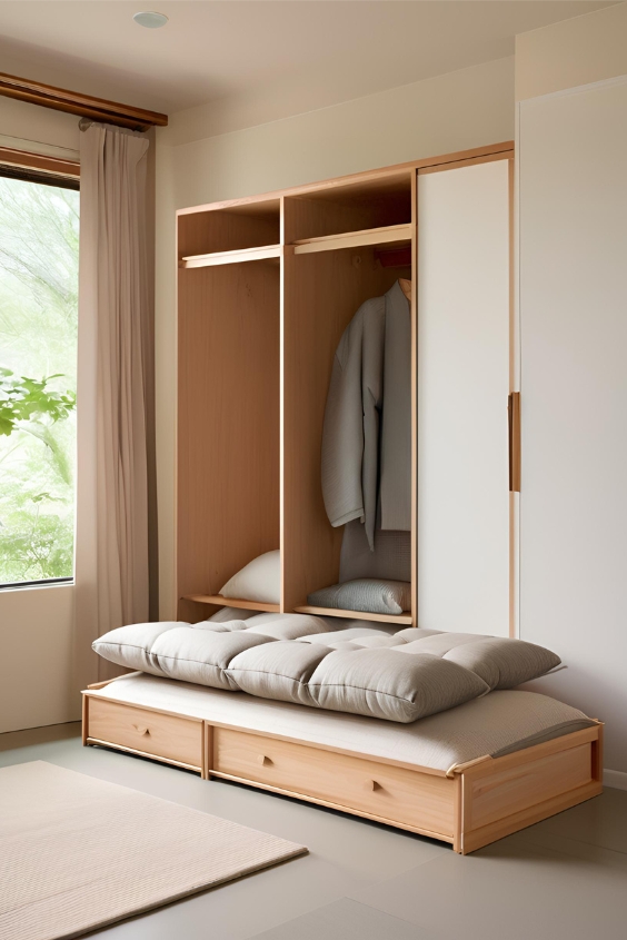 Futon Storage Closet