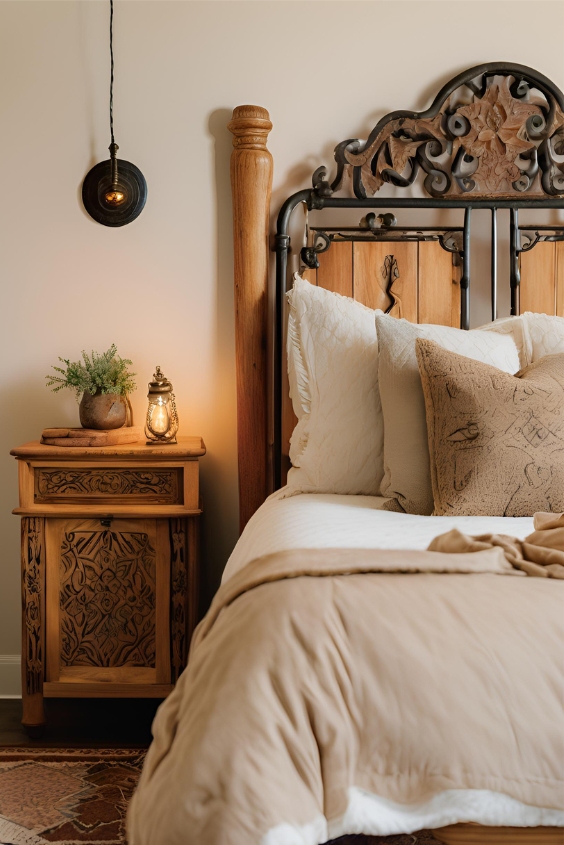 Natural Wood Nightstands