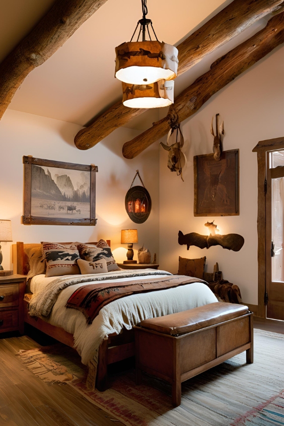 Rawhide Lampshades