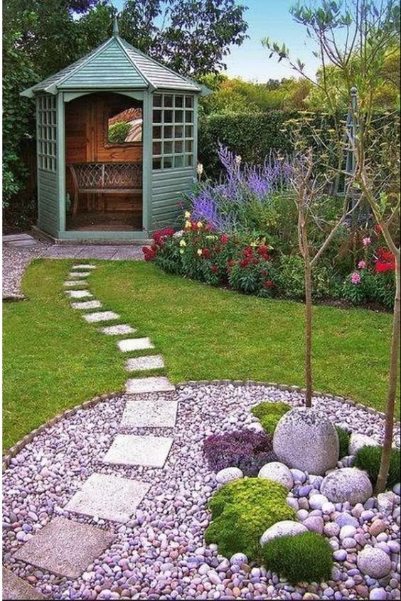 25 Creative Stone Landscaping Ideas For Your Front Yard